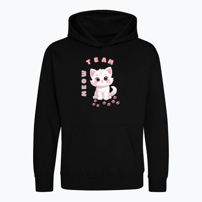 Team Meow do XL AWD JH001J - Dziecięca bluza z kapturem