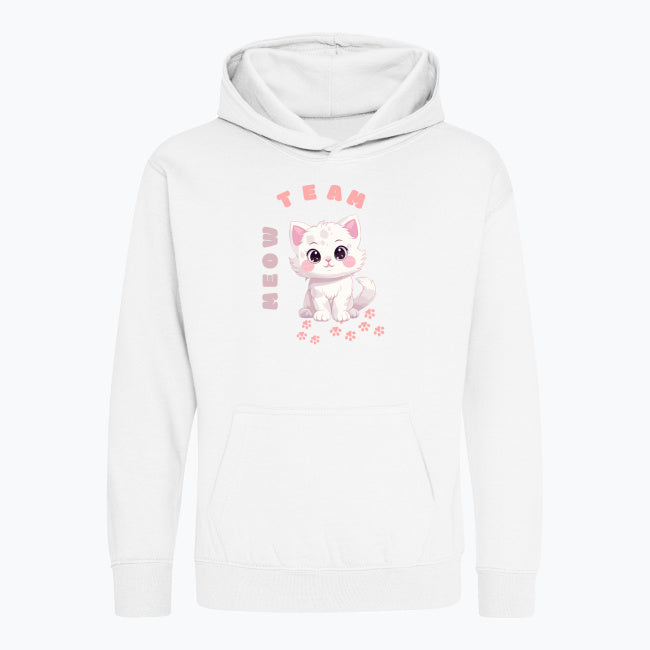 Team Meow do XL AWD JH001J - Dziecięca bluza z kapturem