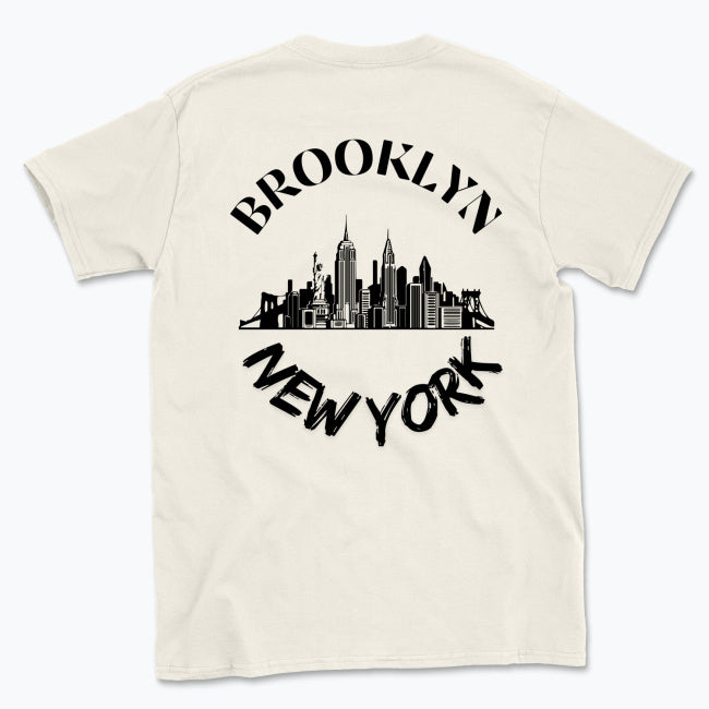 Brooklyn New York do 4XL Gildan 64000 Softstyle- Męska koszulka