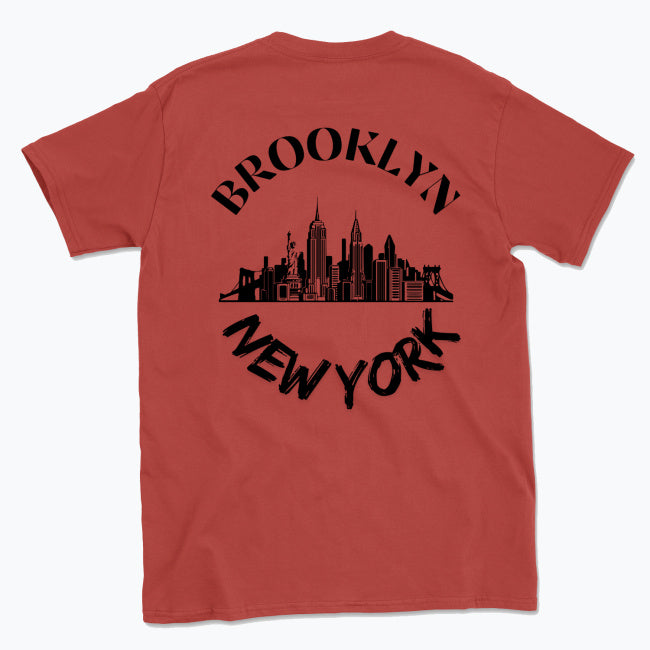 Brooklyn New York do 4XL Gildan 64000 Softstyle- Męska koszulka