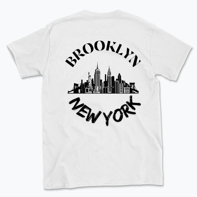 Brooklyn New York do 4XL Gildan 64000 Softstyle- Męska koszulka