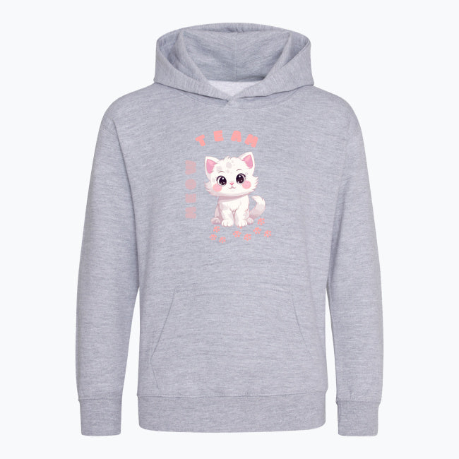 Team Meow do XL AWD JH001J - Dziecięca bluza z kapturem