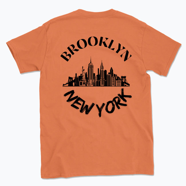 Brooklyn New York do 4XL Gildan 64000 Softstyle- Męska koszulka