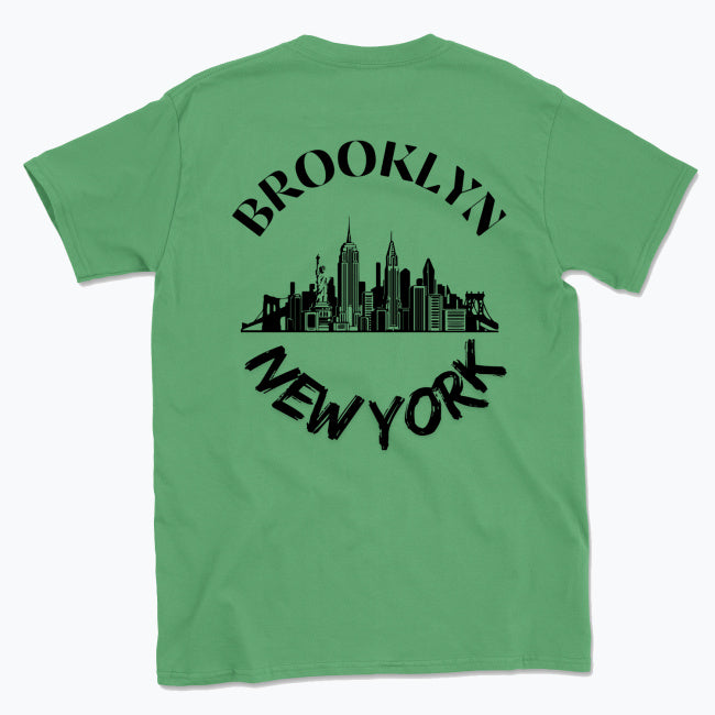 Brooklyn New York do 4XL Gildan 64000 Softstyle- Męska koszulka