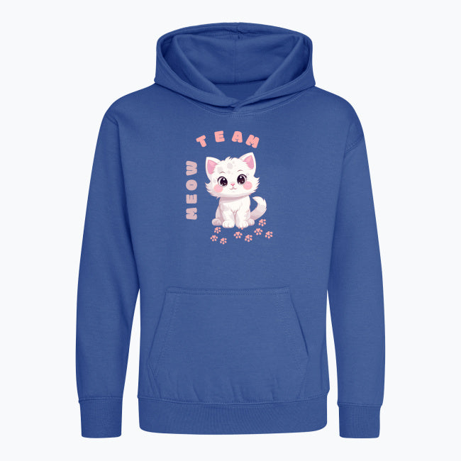 Team Meow do XL AWD JH001J - Dziecięca bluza z kapturem