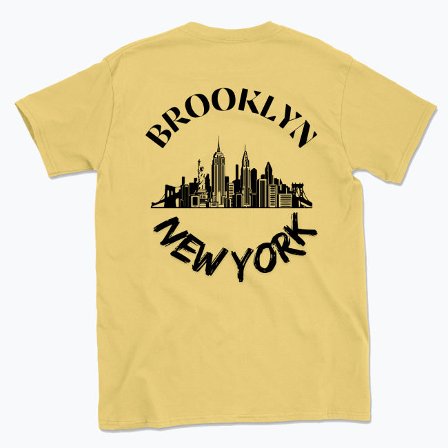 Brooklyn New York do 4XL Gildan 64000 Softstyle- Męska koszulka