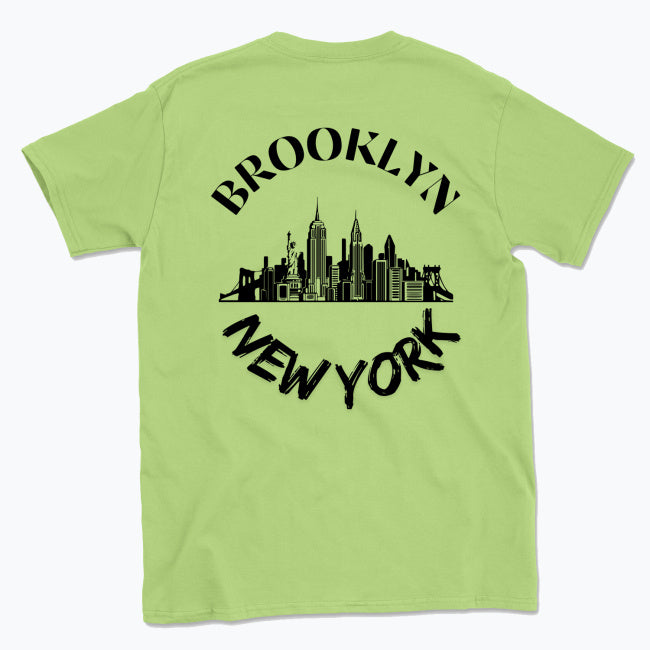 Brooklyn New York do 4XL Gildan 64000 Softstyle- Męska koszulka