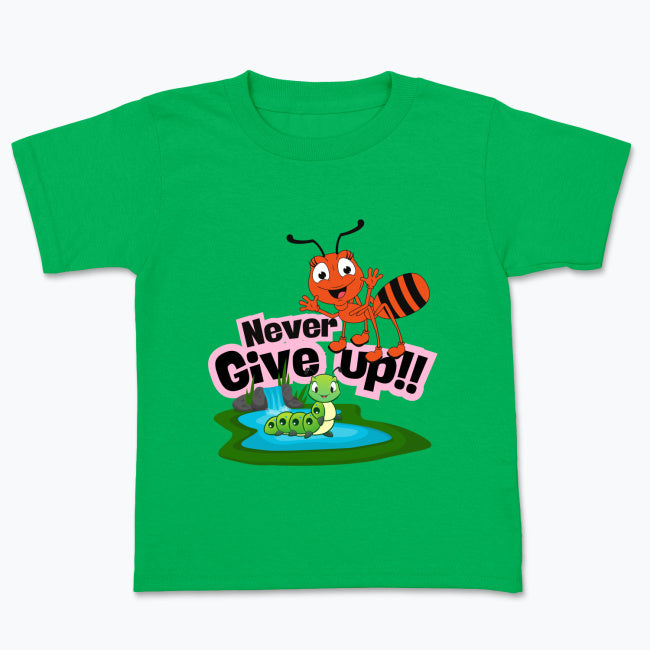 Never Give Up !! do XL Koszulka dziecięca - Gildan 5000B