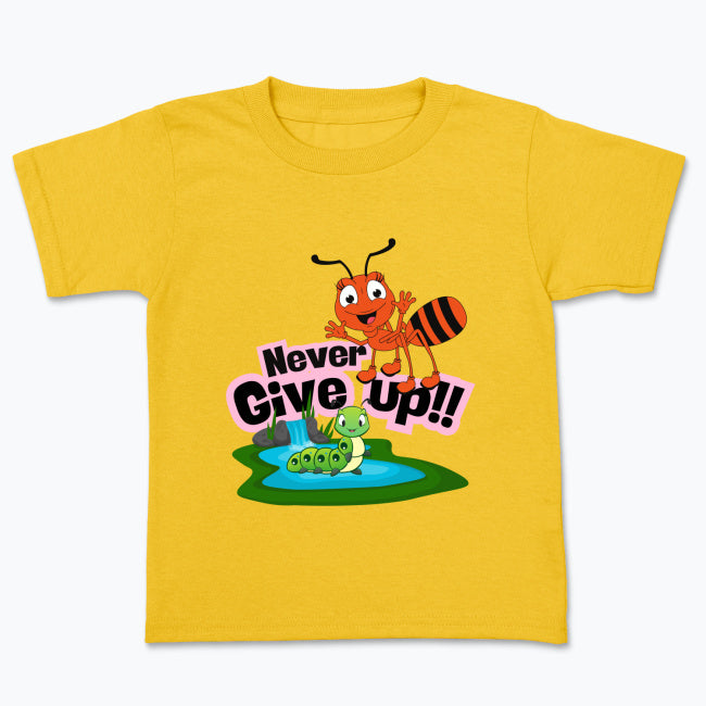 Never Give Up !! do XL Koszulka dziecięca - Gildan 5000B