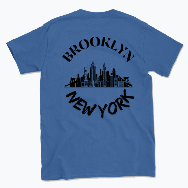 Brooklyn New York do 4XL Gildan 64000 Softstyle- Męska koszulka