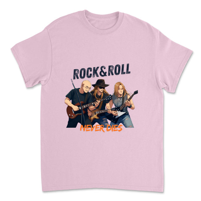 Rock&roll Never Dies do 5 XL Męska koszulka Gildan 5000