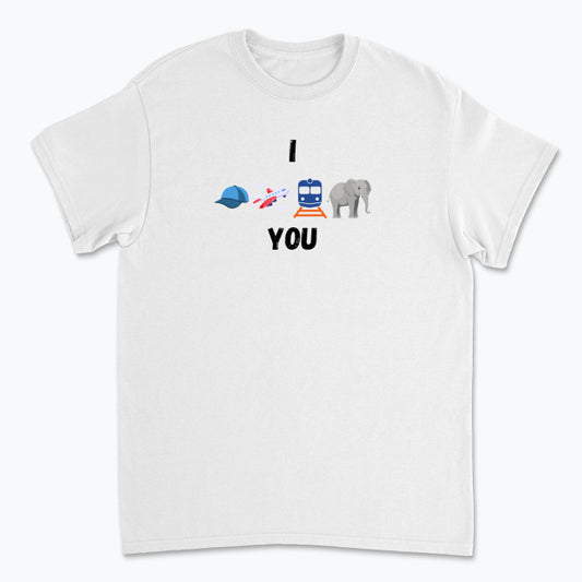 "I hate You" Męska koszulka Gildan 5000 do 5 XL 100% bawełna